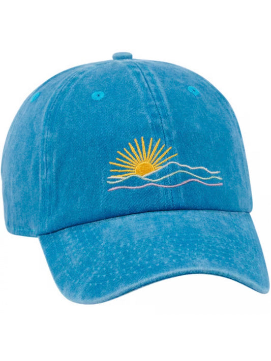 Sunshine Embroidered Baseball Cap