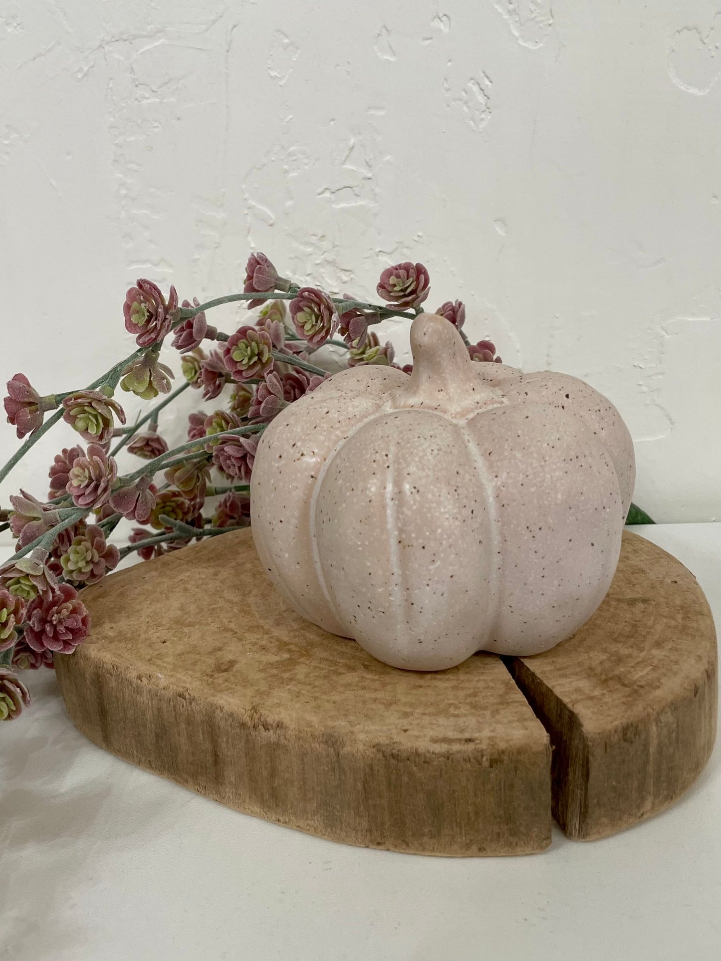 Neutral Stoneware Pumpkins