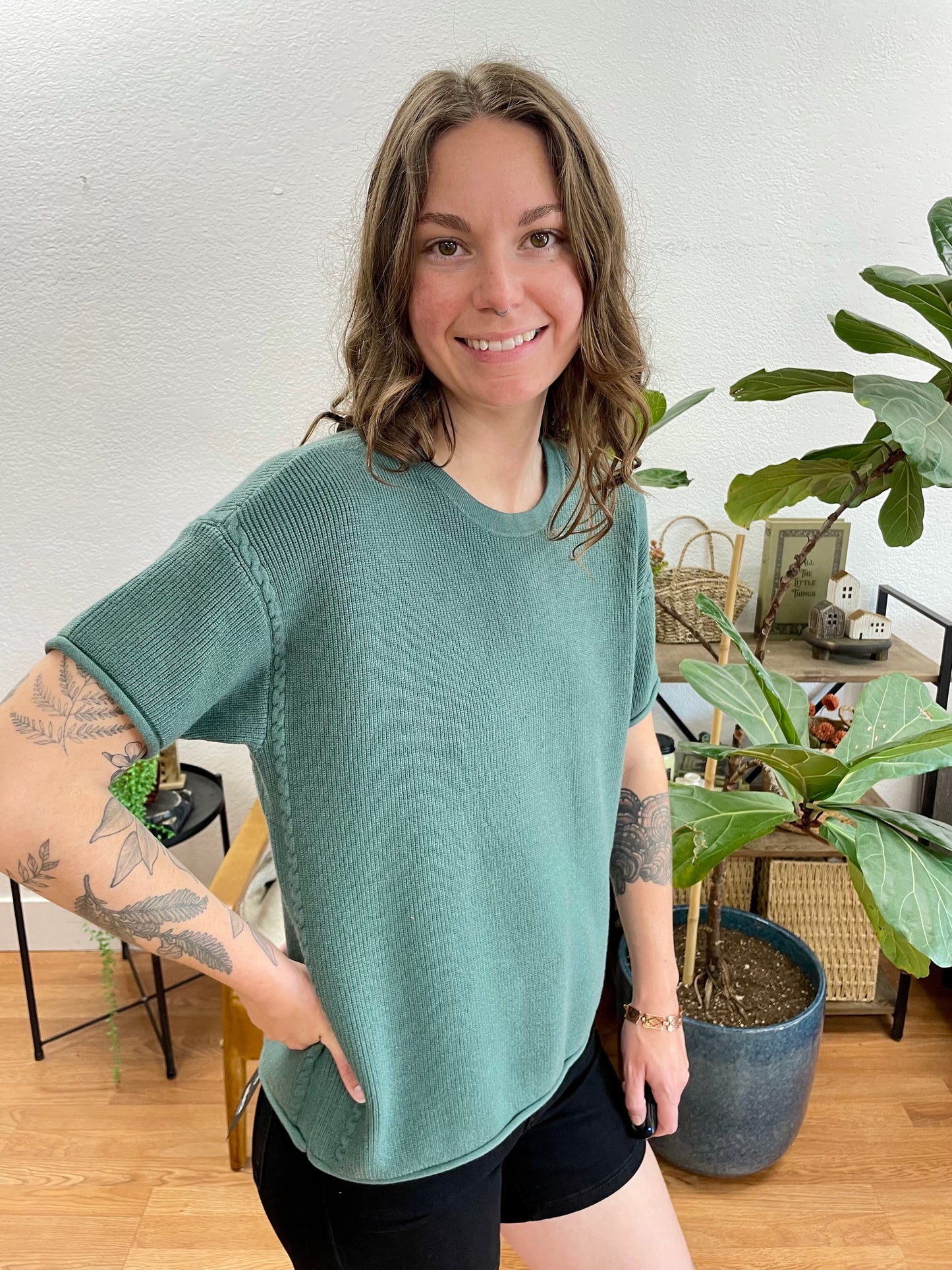 Jade Short Sleeve Sweater
