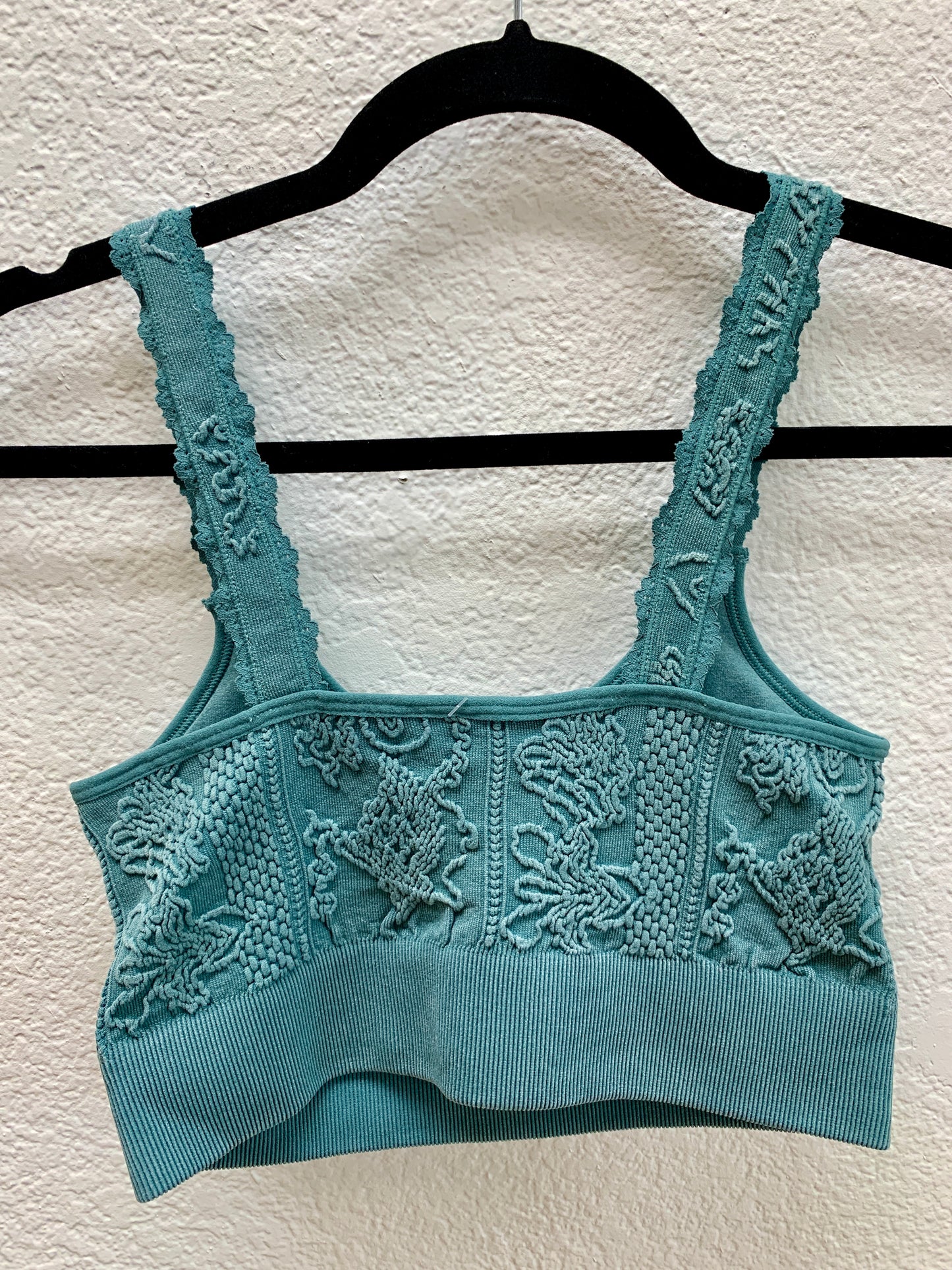 Teal Textured Bralette