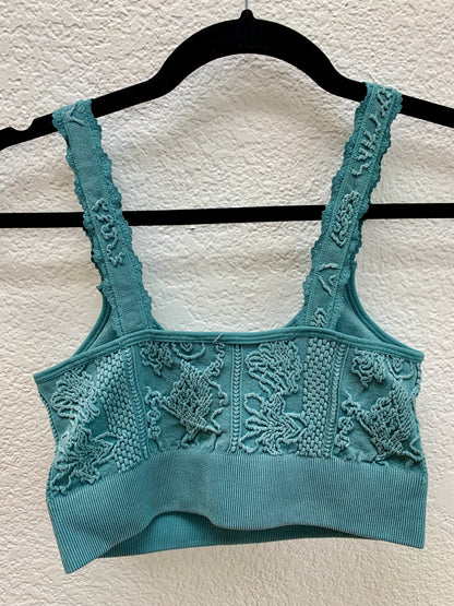 Teal Textured Bralette