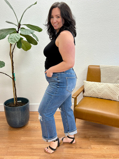 Aventurine High Rise Dad Jeans