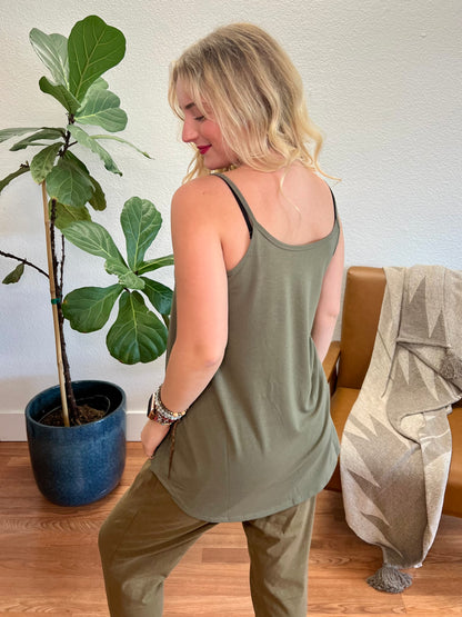 Olive Reversible Cami