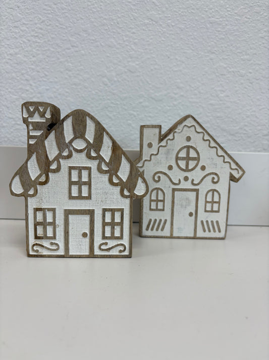 Candy Cane Lane Wood Houses