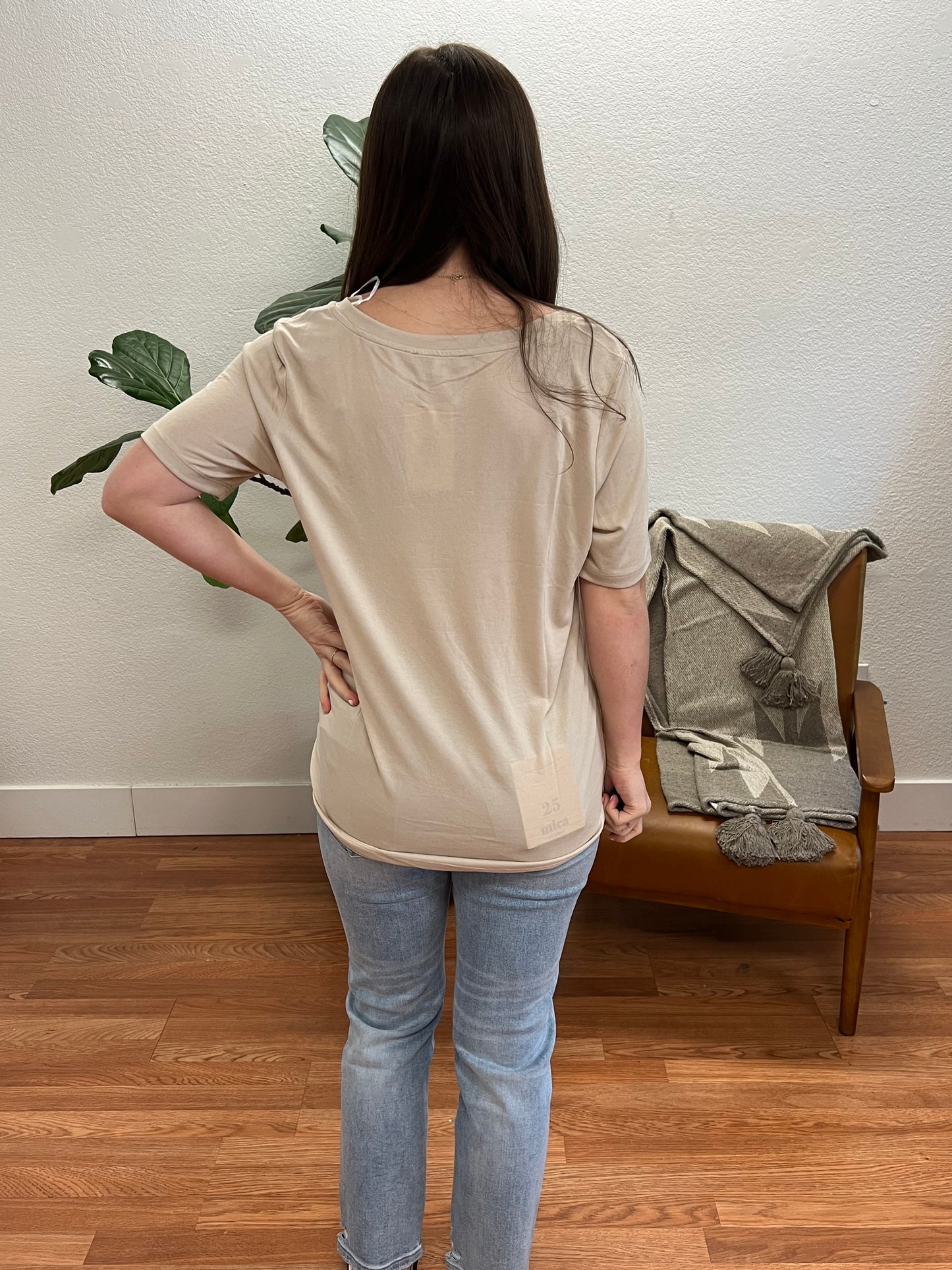 Sand Butter Soft Pocket Tee