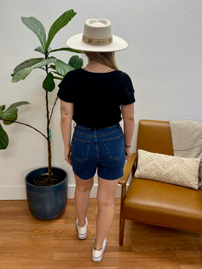 RISEN Denim Bike Shorts
