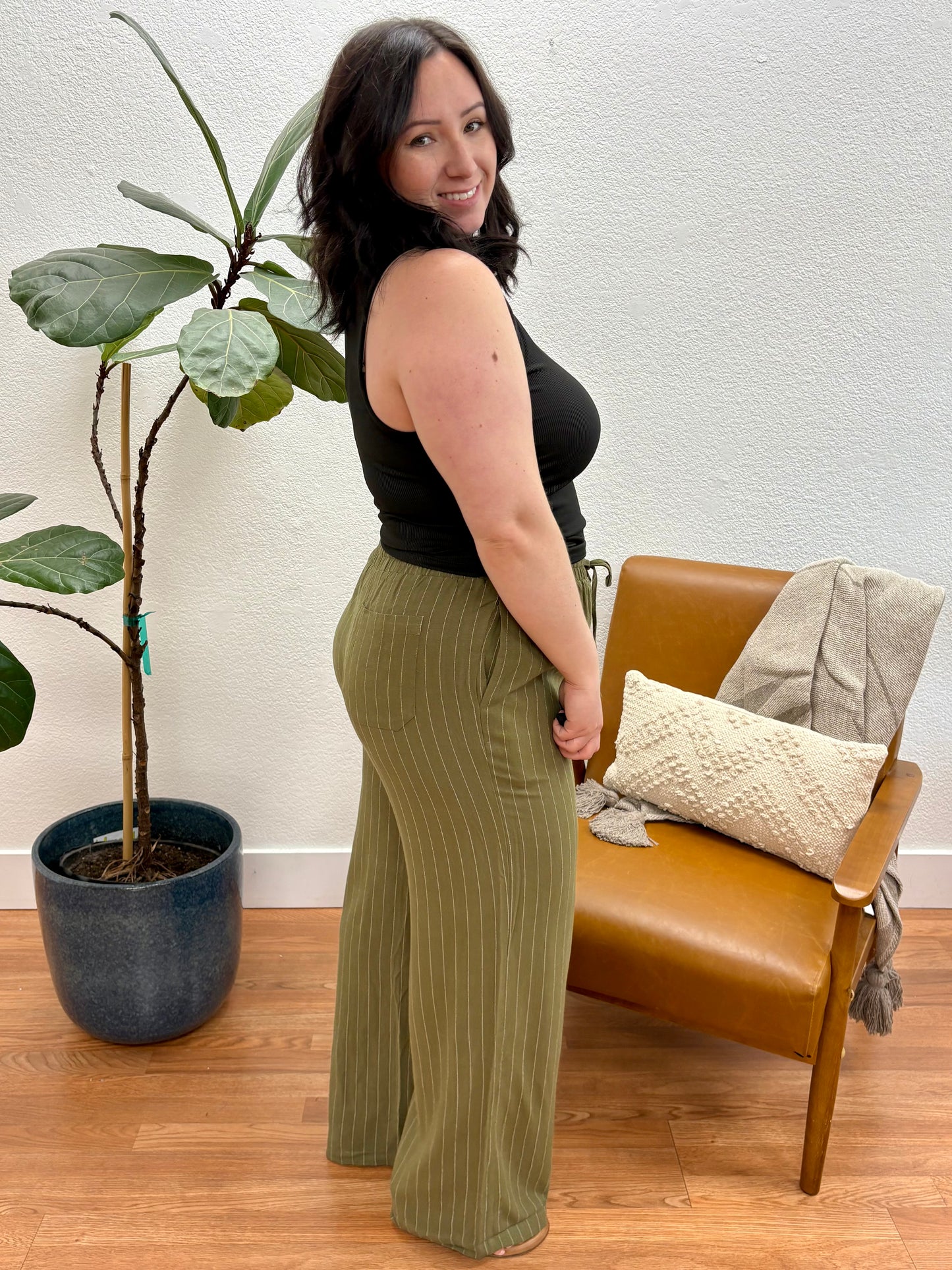 Black Sleeveless Rib Tank