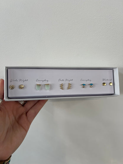 Multipack Stud Earrings Set