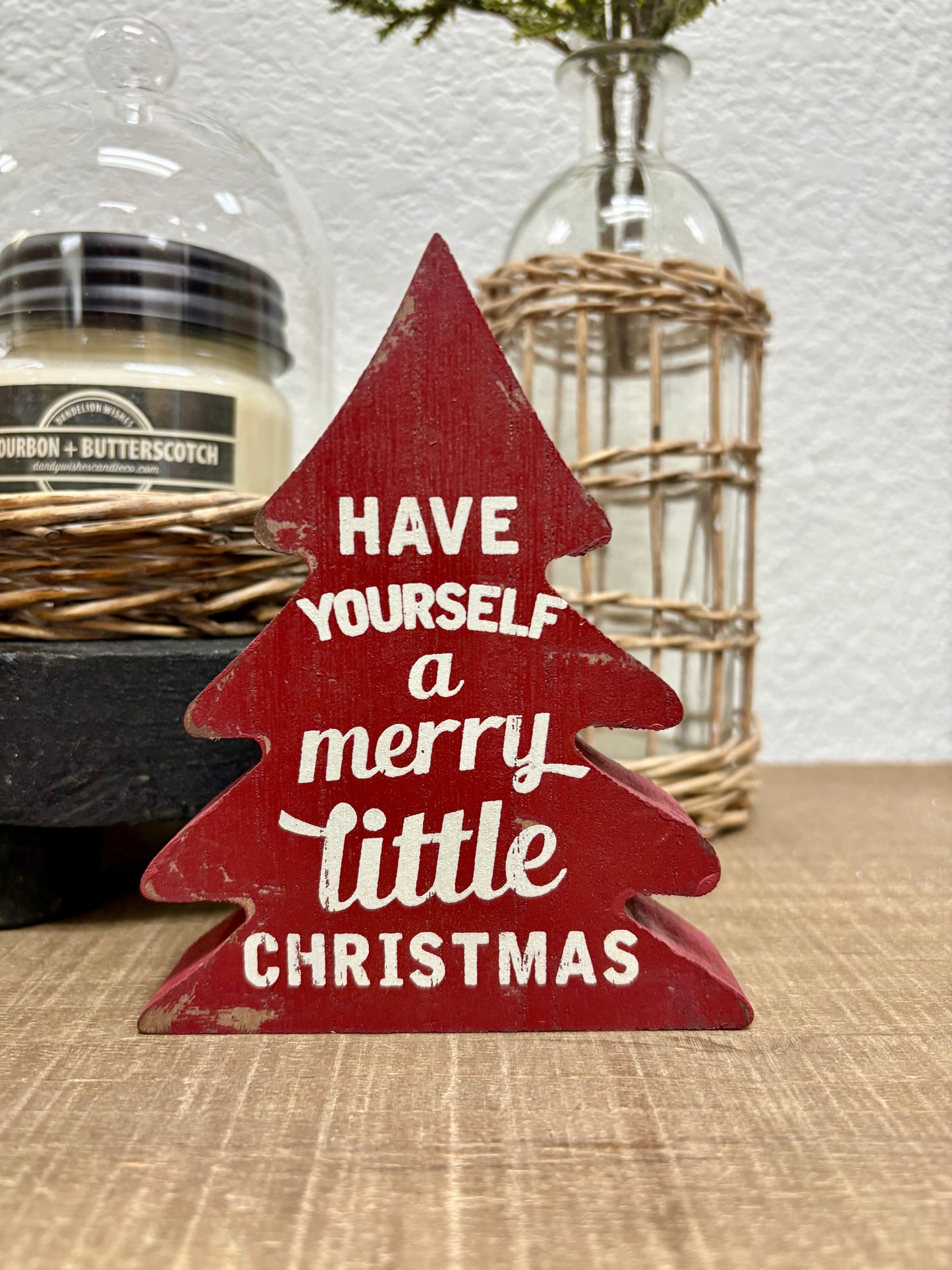 Christmas Carol Wooden Trees