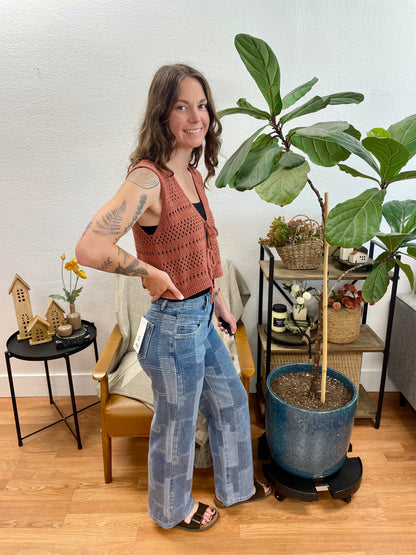 Mica Patch Blue Jeans