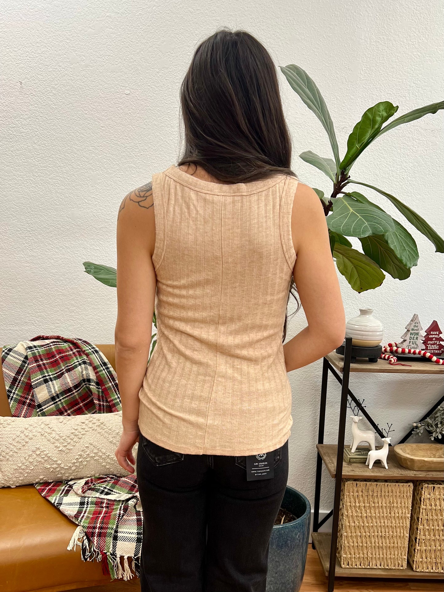 Brush Soft Ribbed Tank