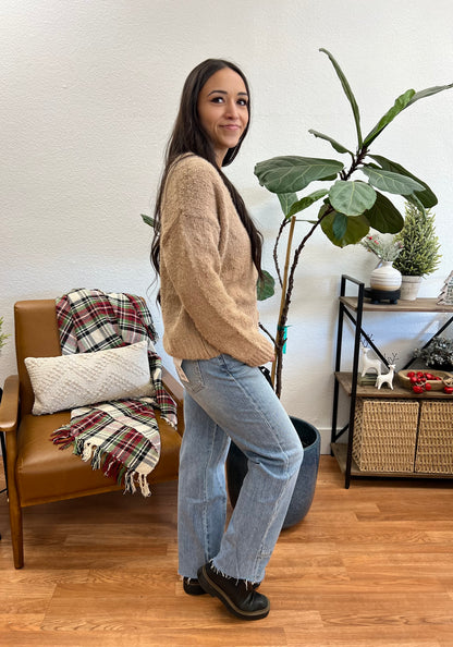 MICA Blue Lava Front Seam Straight Leg Jeans