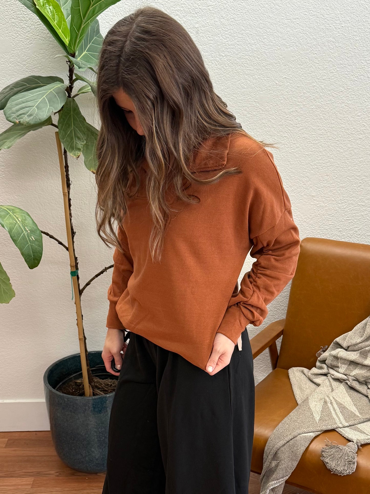 Mocha Loose Fit Sweater