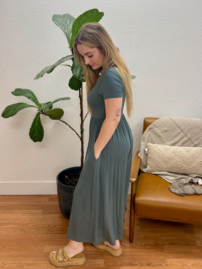 Ash Jade Double Layer Jumpsuit