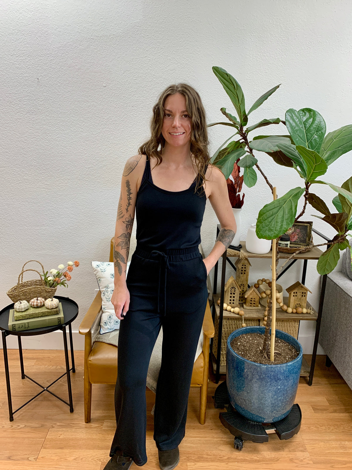 Black Casual Jumpsuit