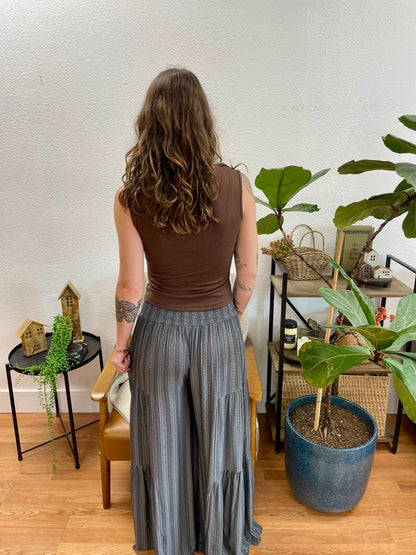 Stripe Tiered Pants
