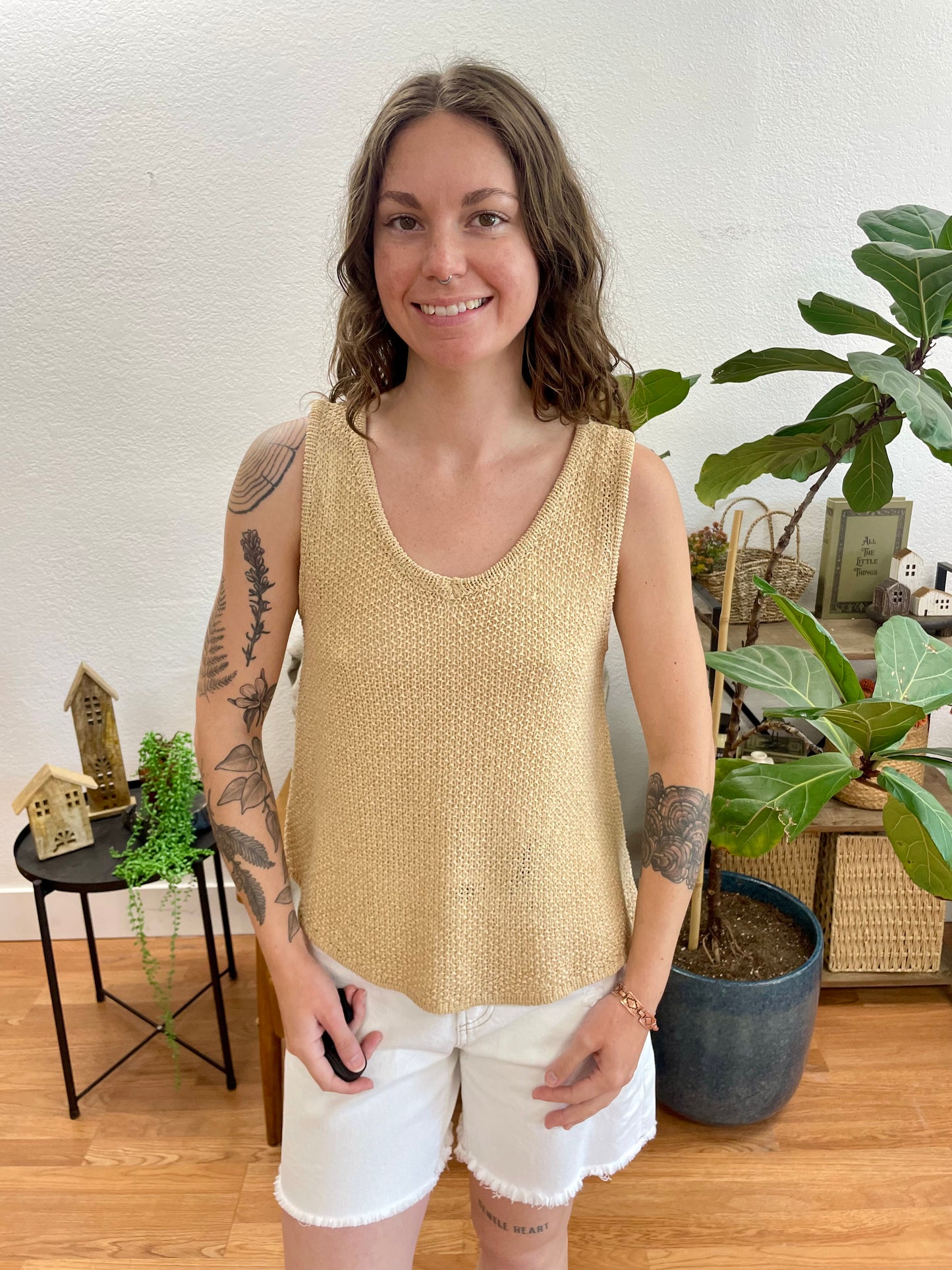 Natural Knit Relaxed Tank