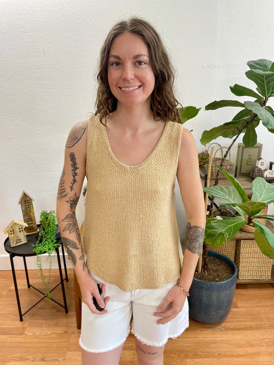 Natural Knit Relaxed Tank