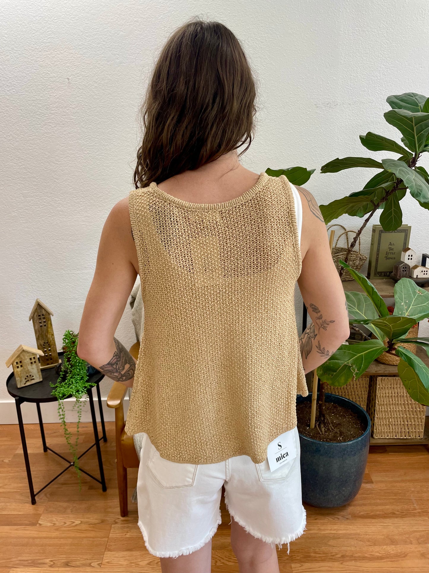 Natural Knit Relaxed Tank