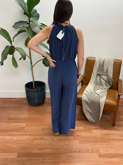 Navy Breeze Jumpsuit