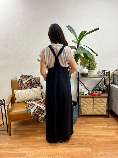 Black Adjustable Jumpsuit