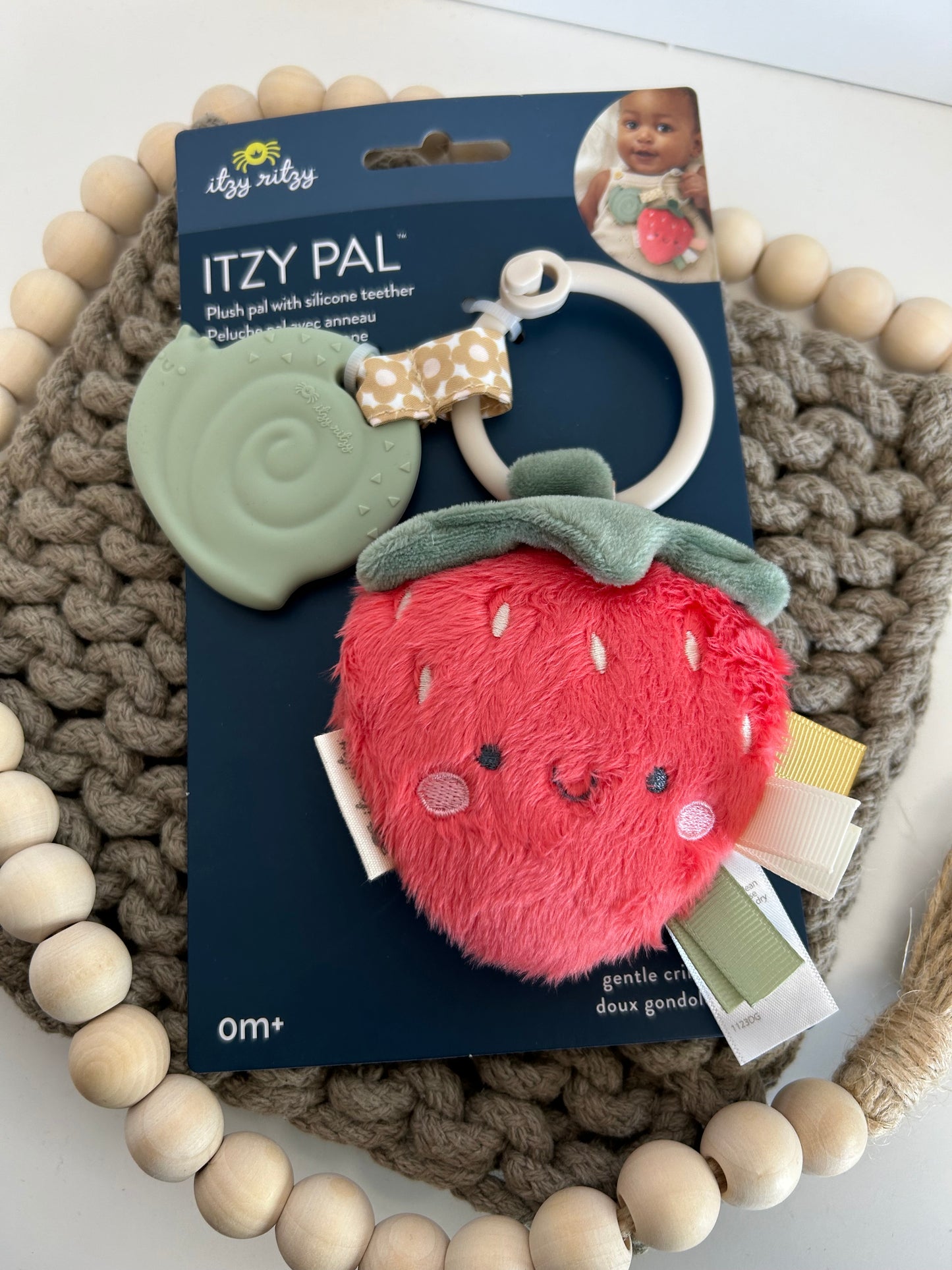 Strawberry Baby Plush + Teether