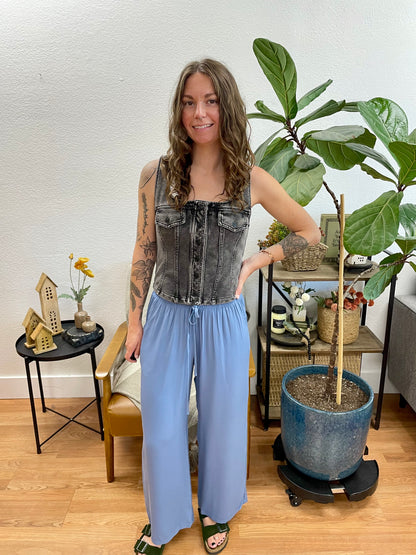 Slate Drawstring Pants