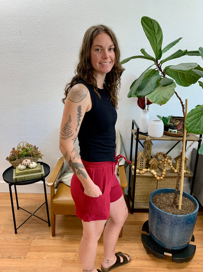 Brick Gauze Shorts