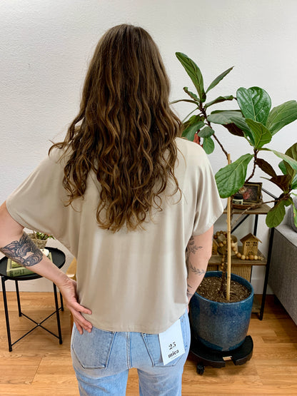 Fog Soft Dolman Tee