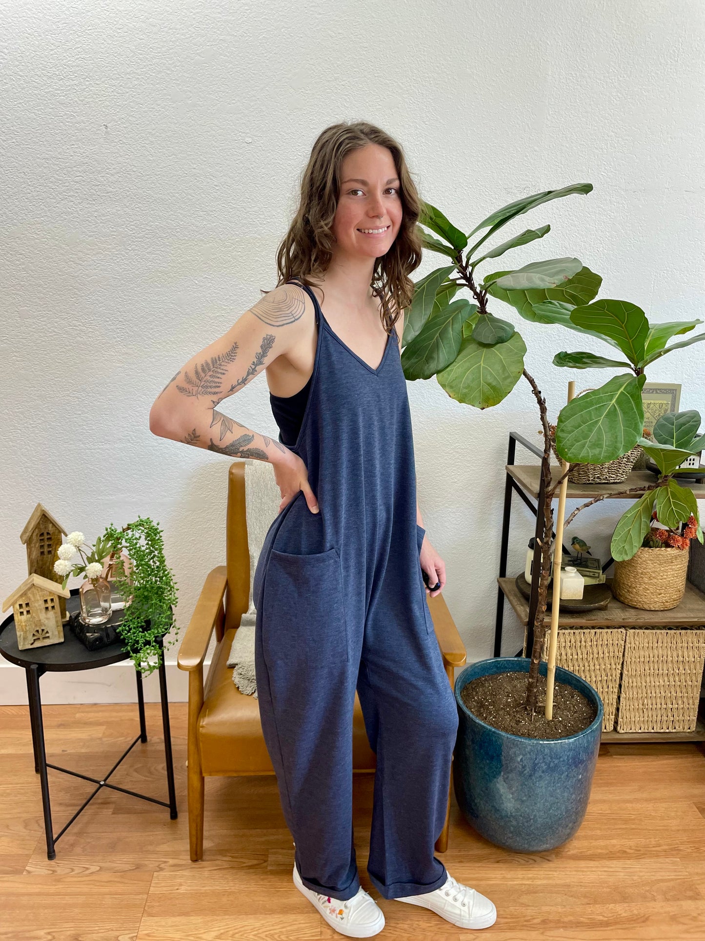 Indigo Relaxed Jumpsuit