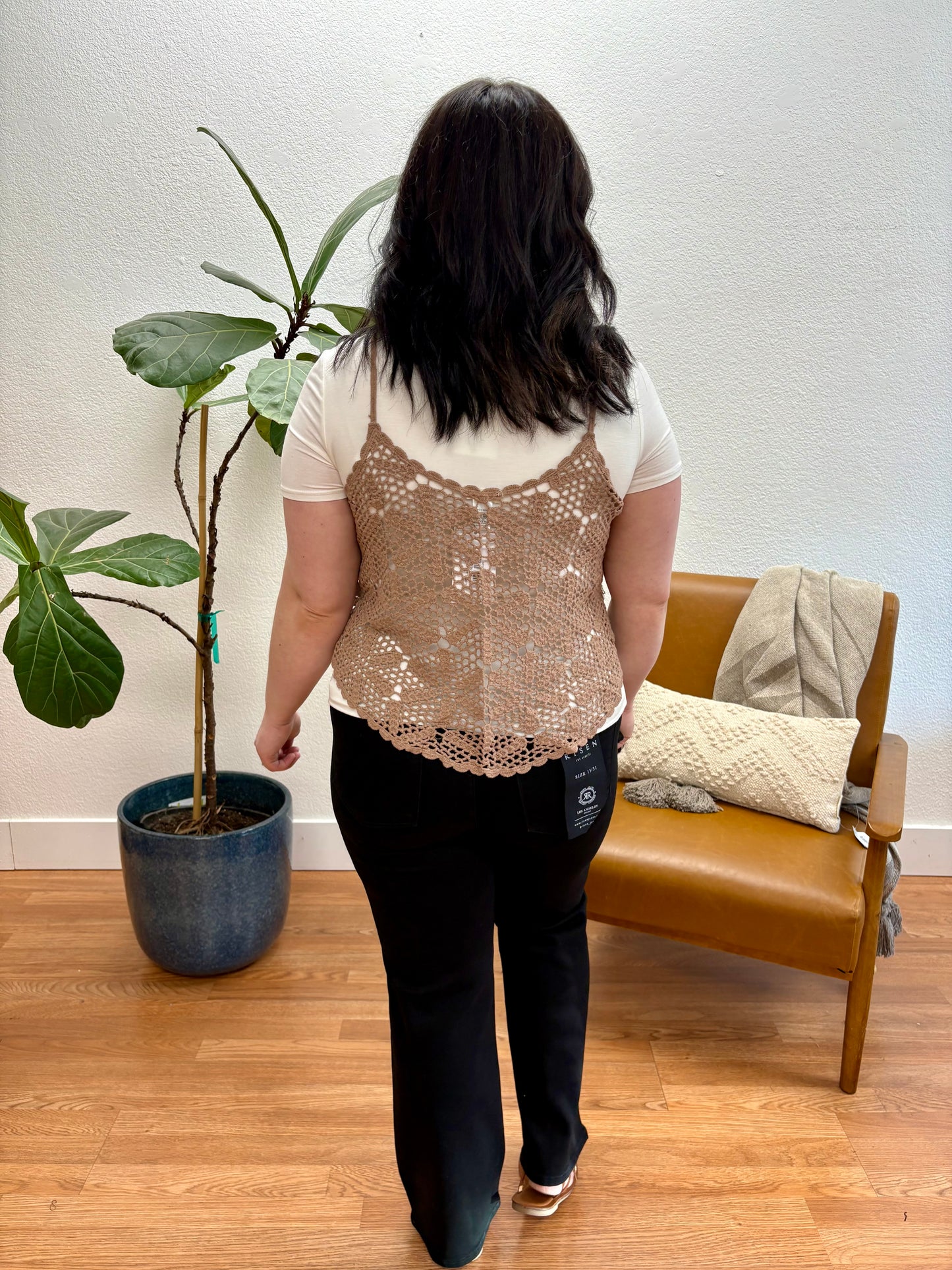 Latte Lace Cami Tank
