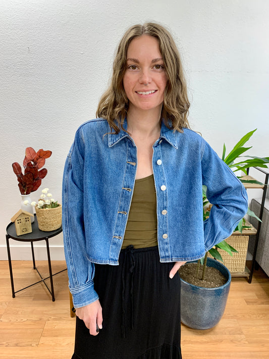 Oversized Lightweight Denim Jacket
