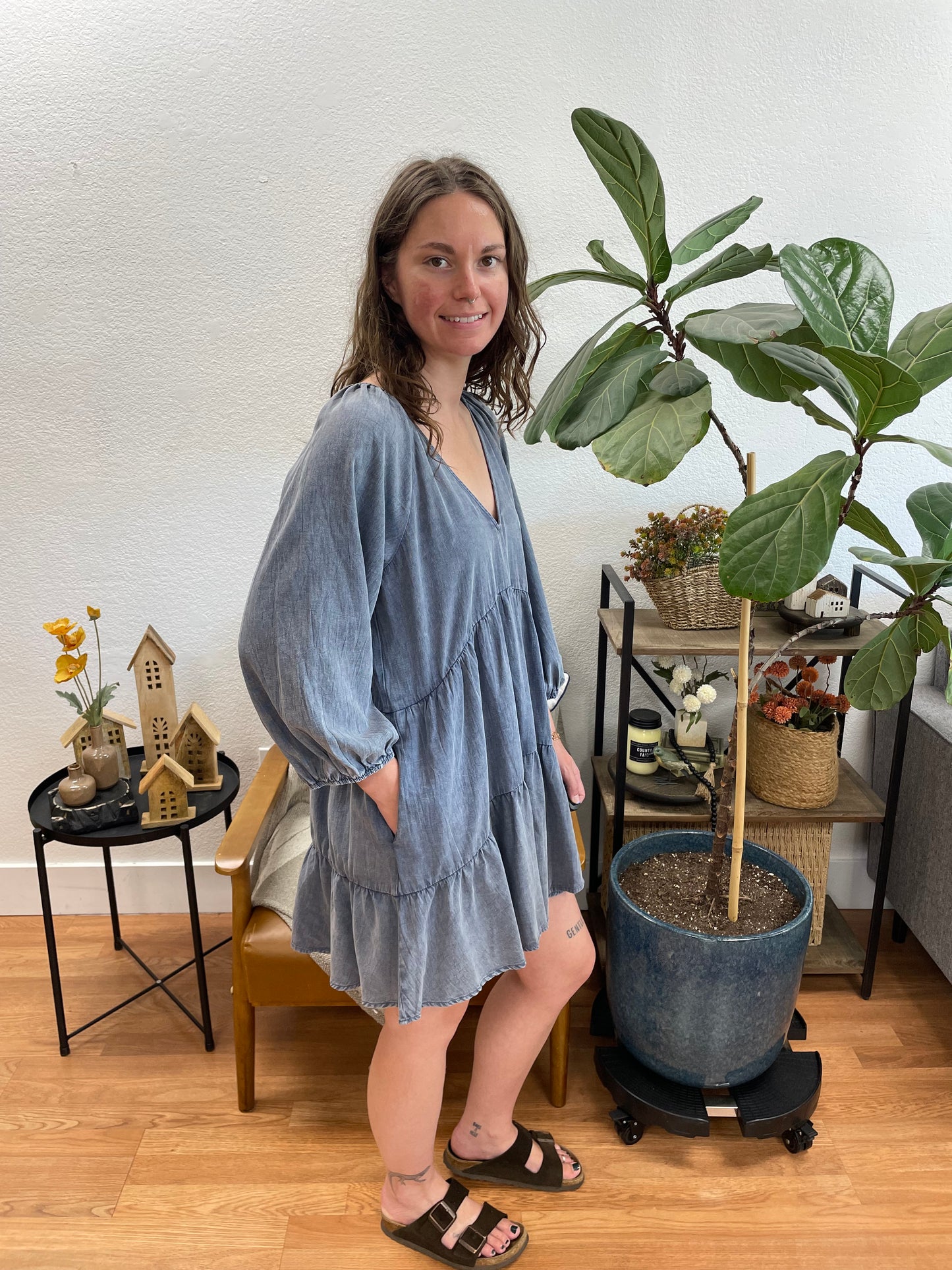 Indigo Denim Dress