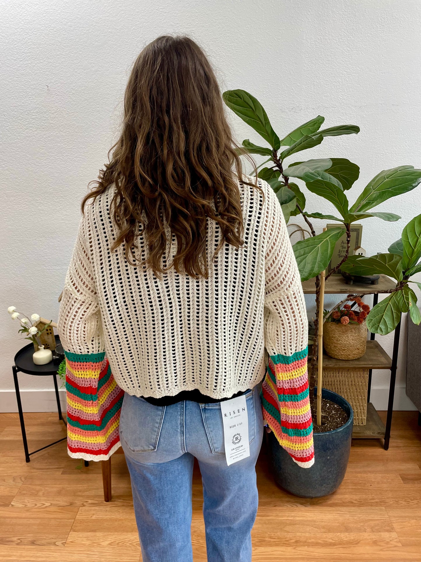 Bold Crochet Cardigan