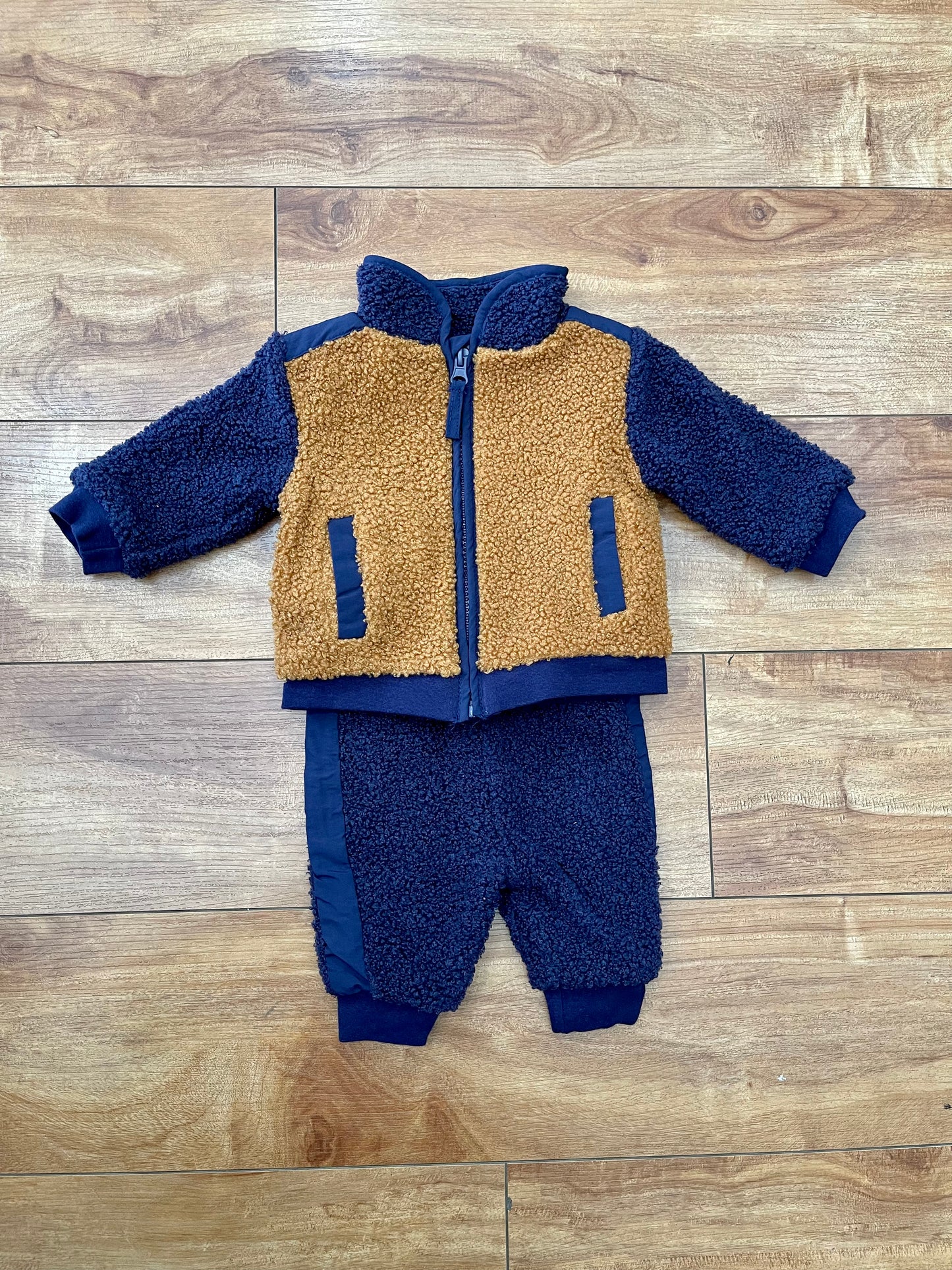 Sherpa Track Suit Baby Set