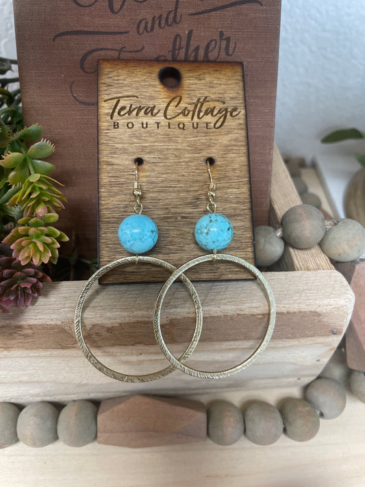 Brea Earrings in Turquoise