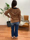 Cocoa Soft Knit Hoodie