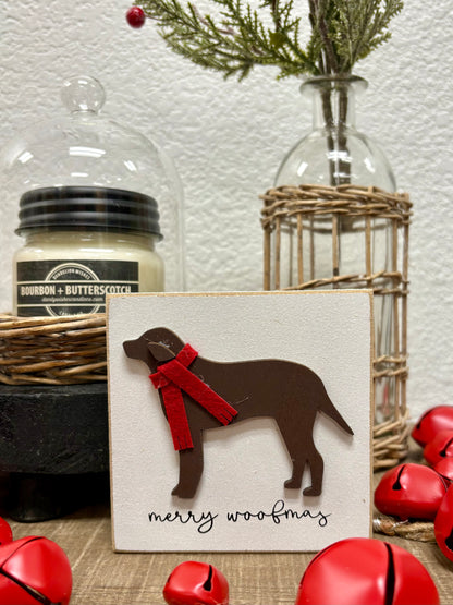 Merry Woofmas Sign