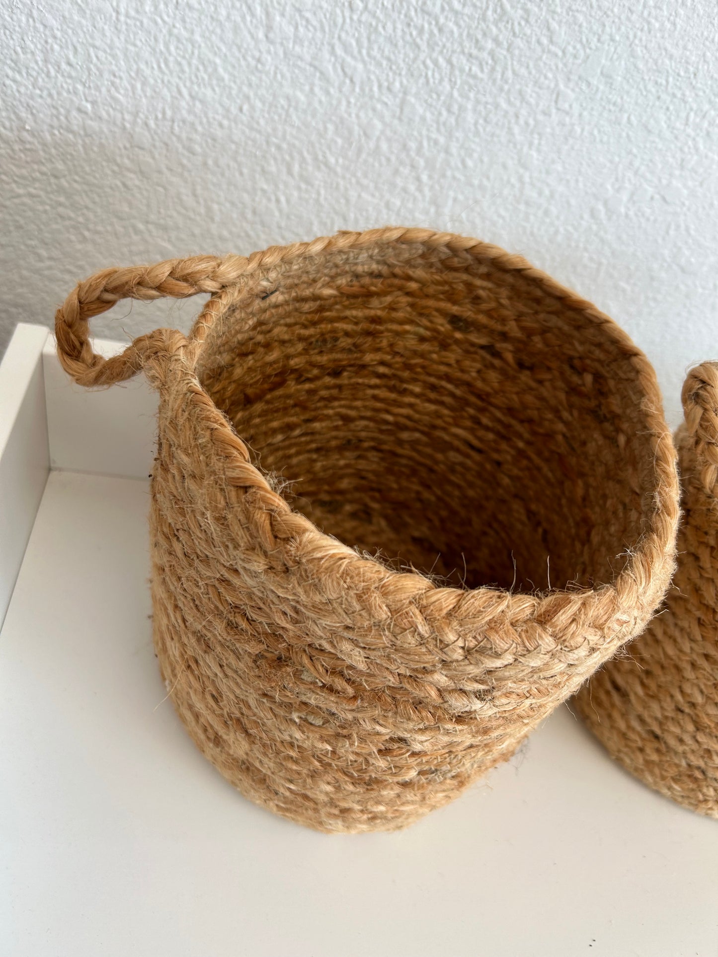 Braided Jute Nesting Baskets