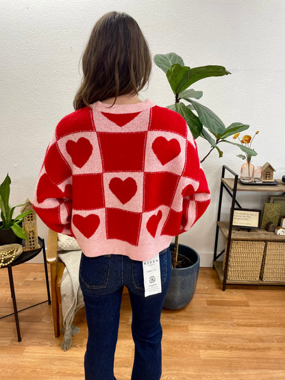 Heart Crew Neck Sweater