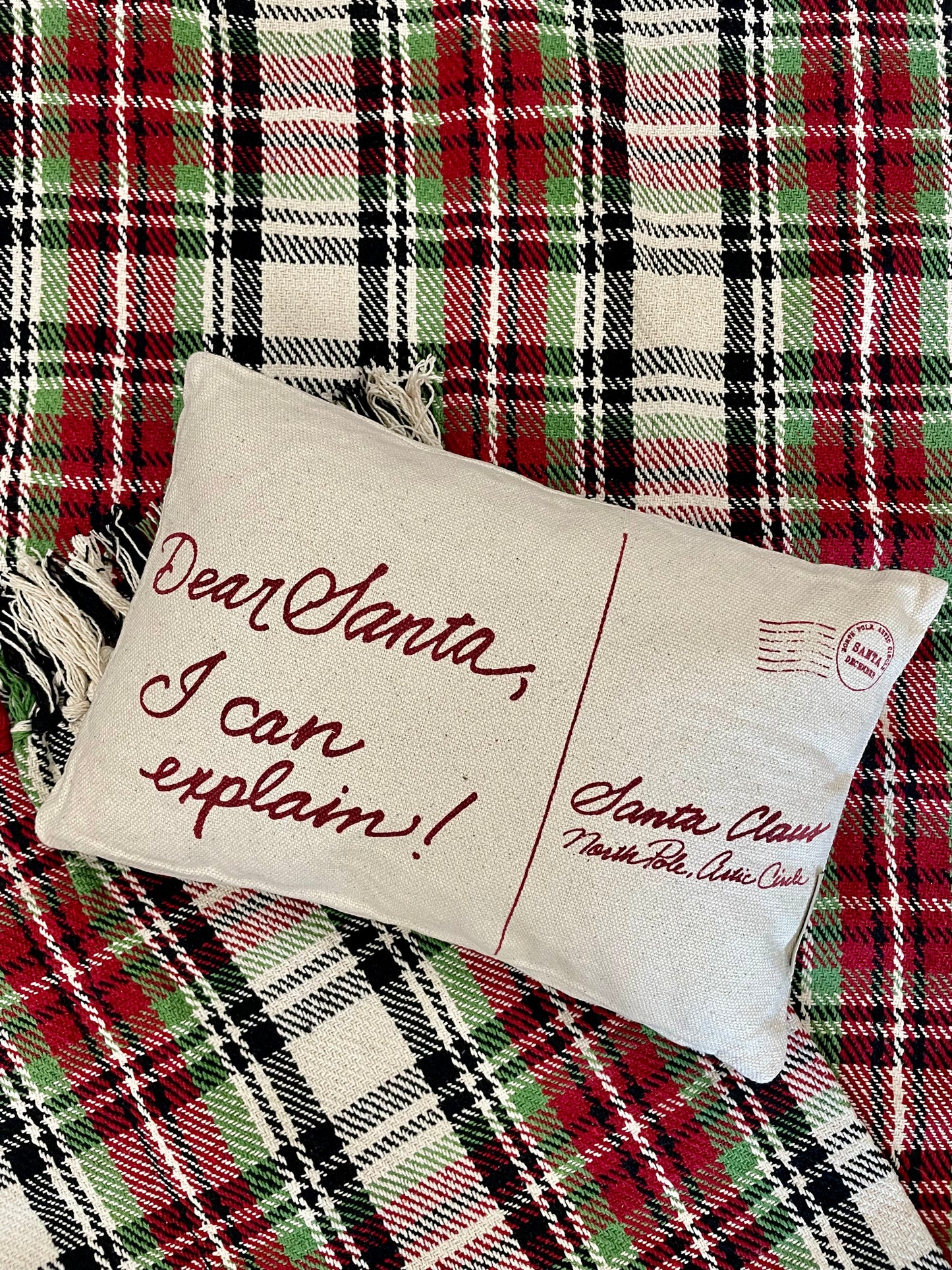 Dear Santa Pillow