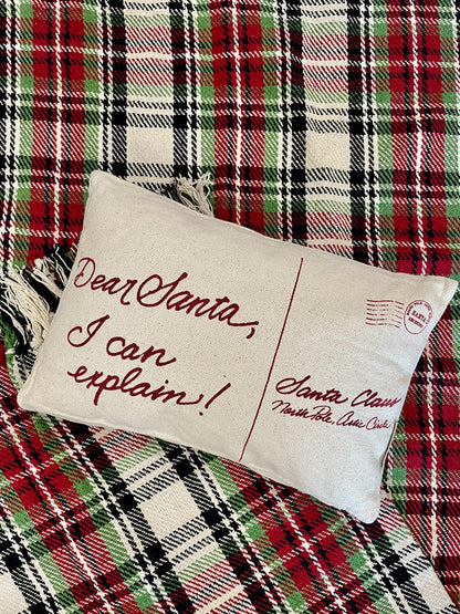 Dear Santa Pillow