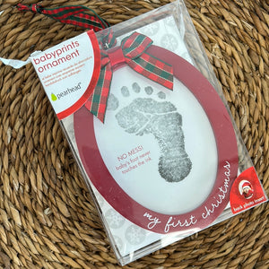Baby Footprint Ornament Kit - Clean Touch Ink