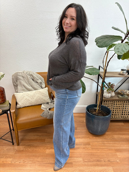 Deep Charcoal Lightweight Sweater