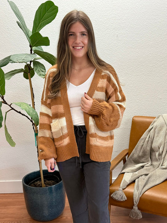 Sienna Striped Cardigan