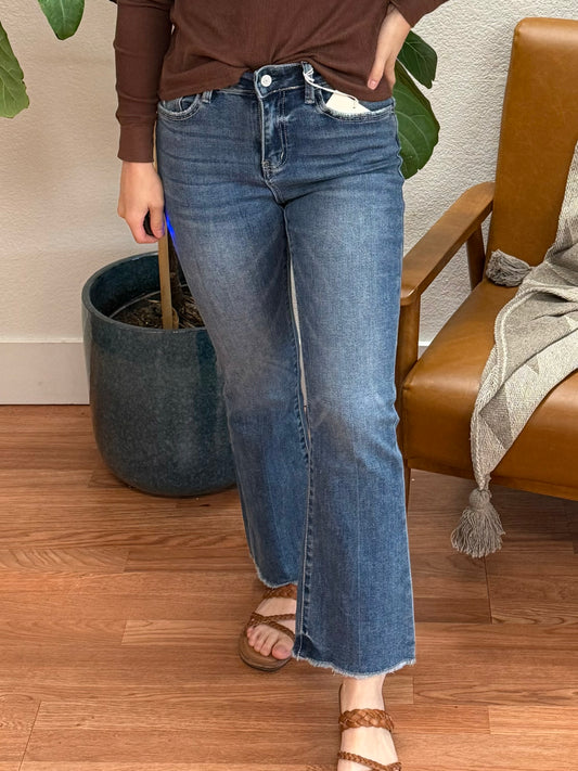 Virtuous High Rise Kick Flare Jeans