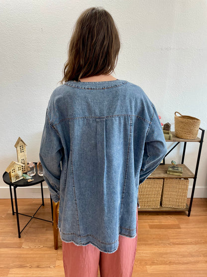 Pocket Denim Tunic