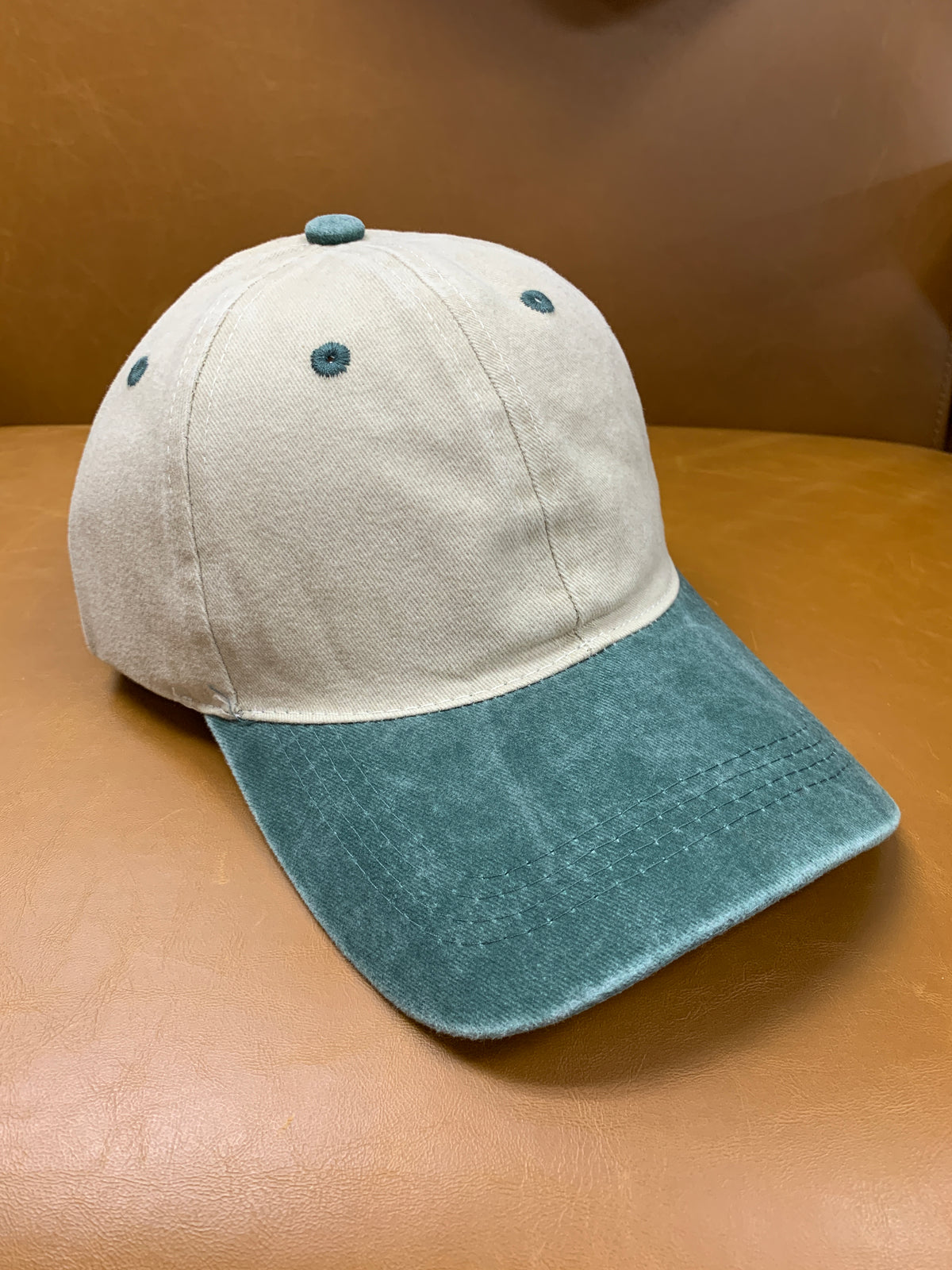 Two Toned Washed Ballcap