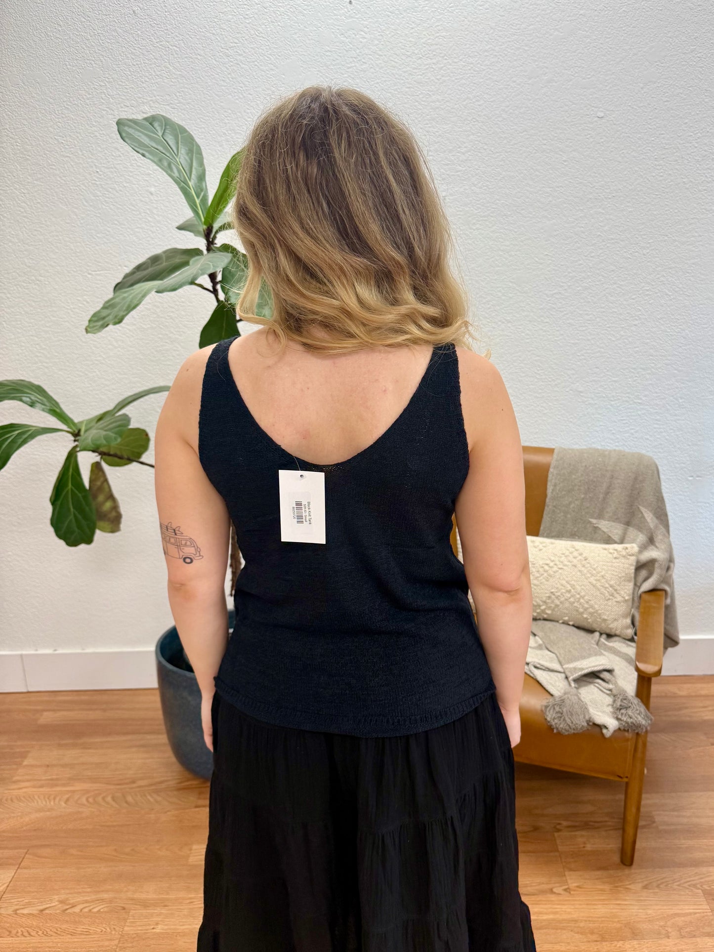 Black Knit Tank