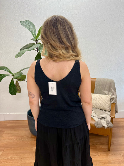 Black Knit Tank